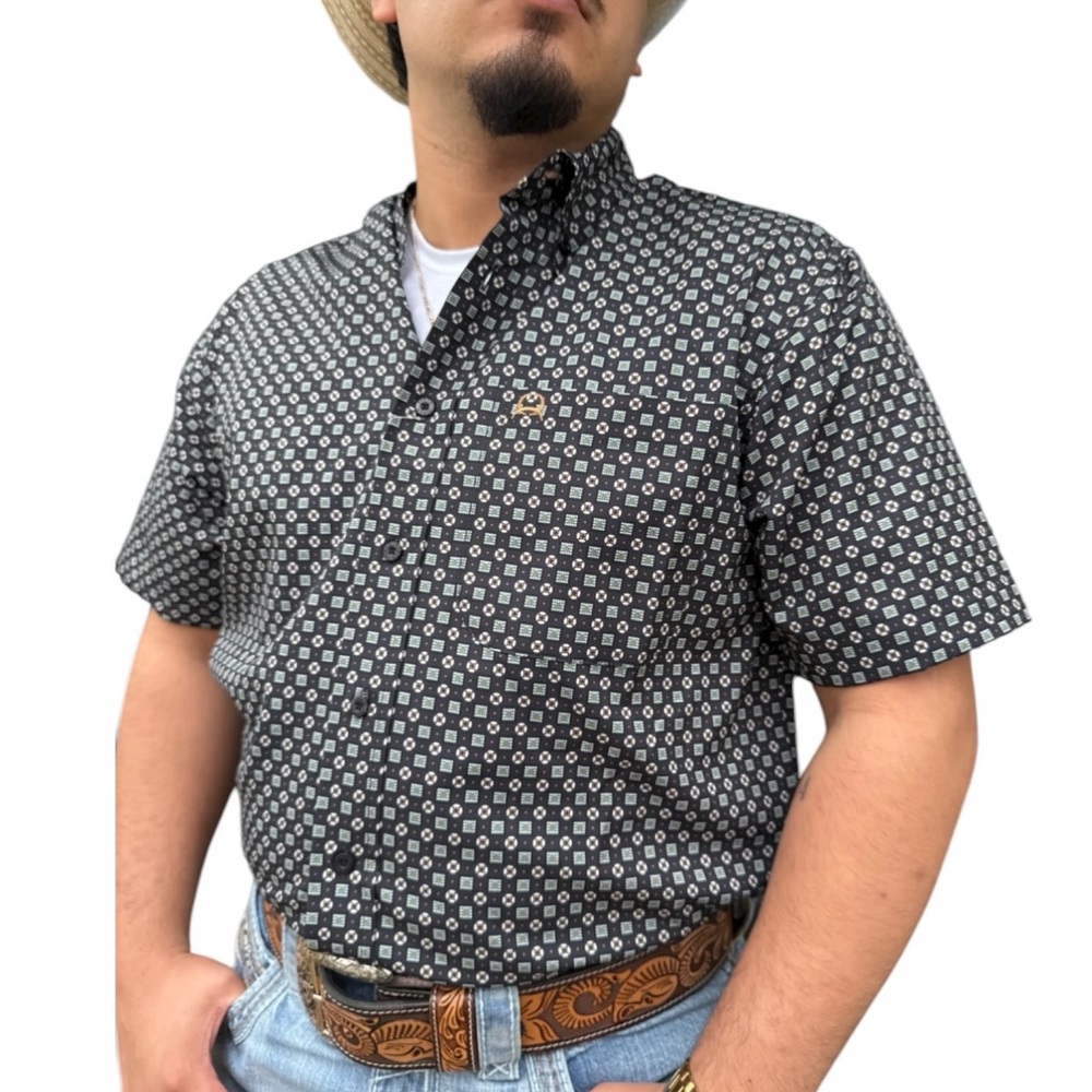 Cinch Arena Flex Button-Front Performance Shirt N… - image 4